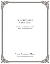 A Confession SATB choral sheet music cover